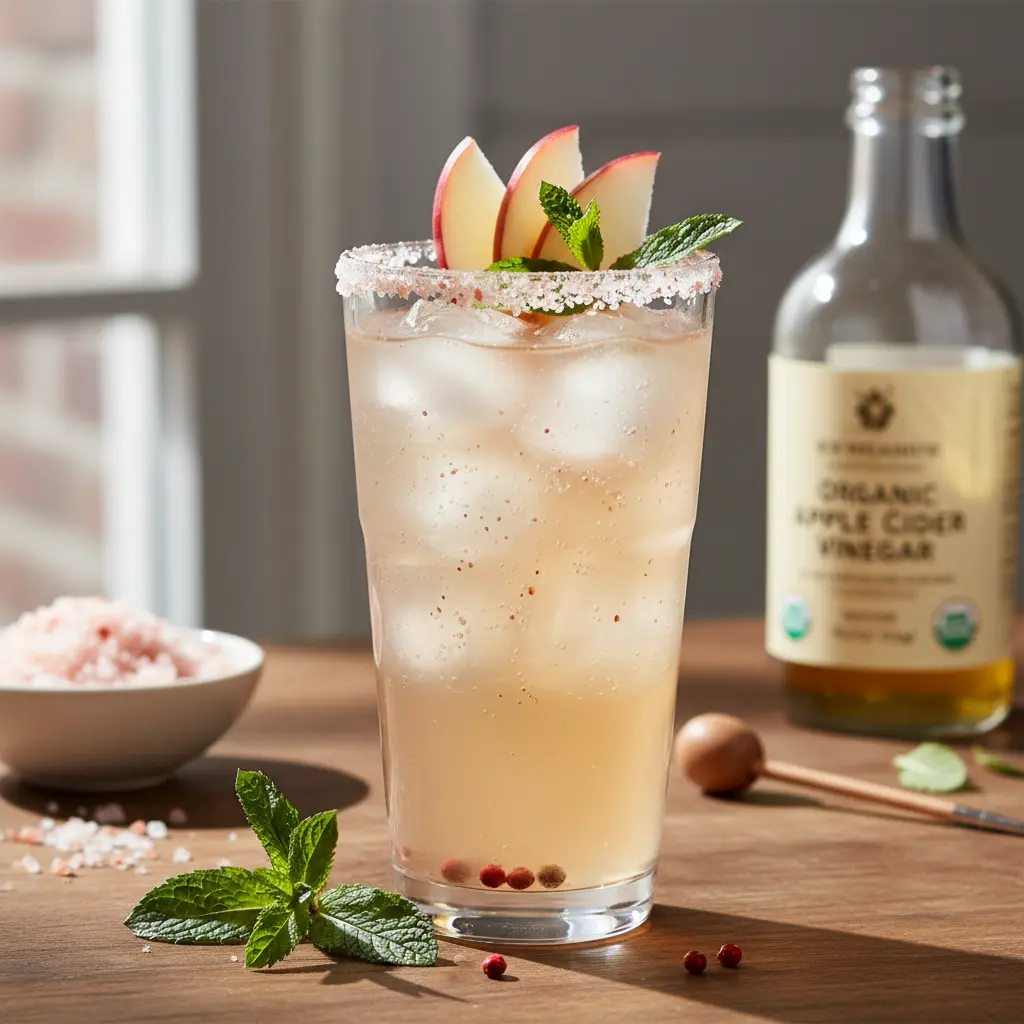 Pink Salt and Apple Cider Vinegar drink Recipe