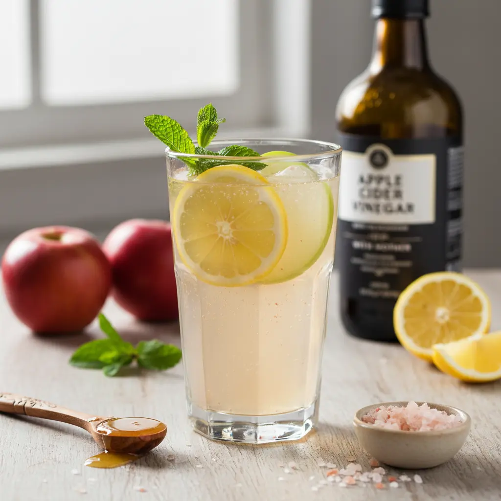 Pink Salt and Apple Cider Vinegar drink Recipe