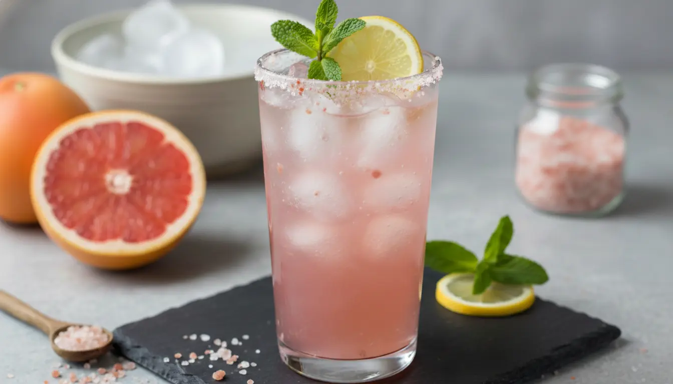 Pink Salt and Ice Recipe for Weight Loss