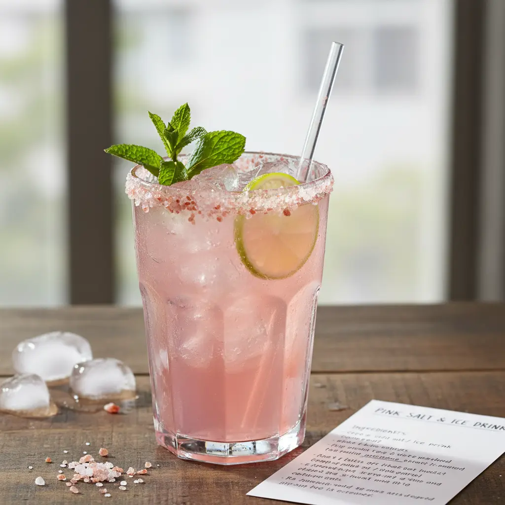 Pink Salt and Ice Recipe for Weight Loss