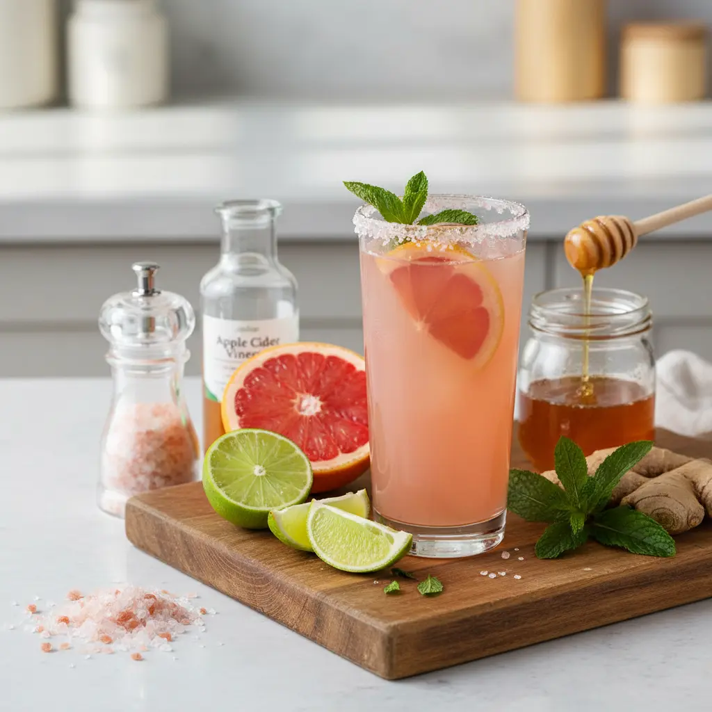 Pink salt weight loss drink recipe