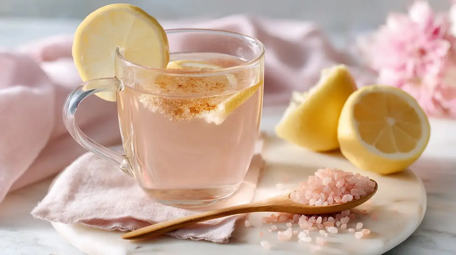 pink salt and lemon water recipe for weight loss